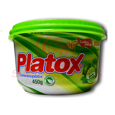 Lavaplatos Crema X 450 Limon Platox (24)