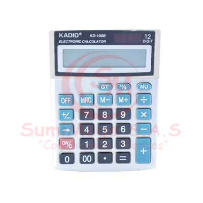 Calculadora 12 Dig Kadio Kd-100B