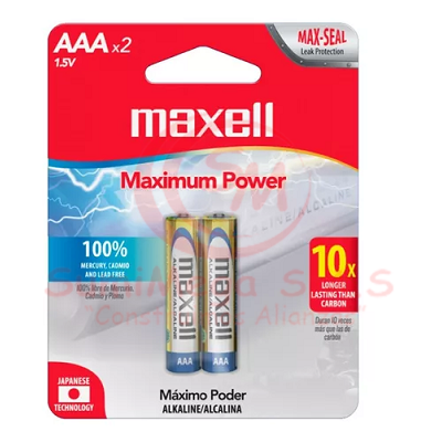 Pila Alkalina AAA MAXELL X Par(10)