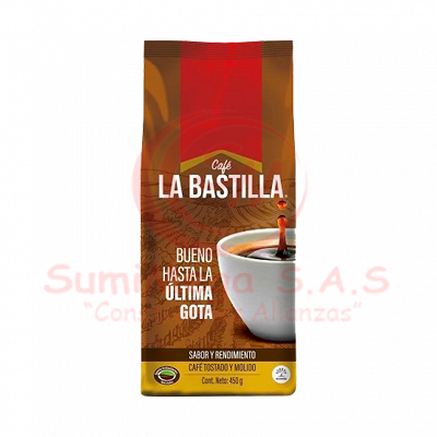 CAFE X 450GRM TIPO MEDIO LA BASTILLA (10)