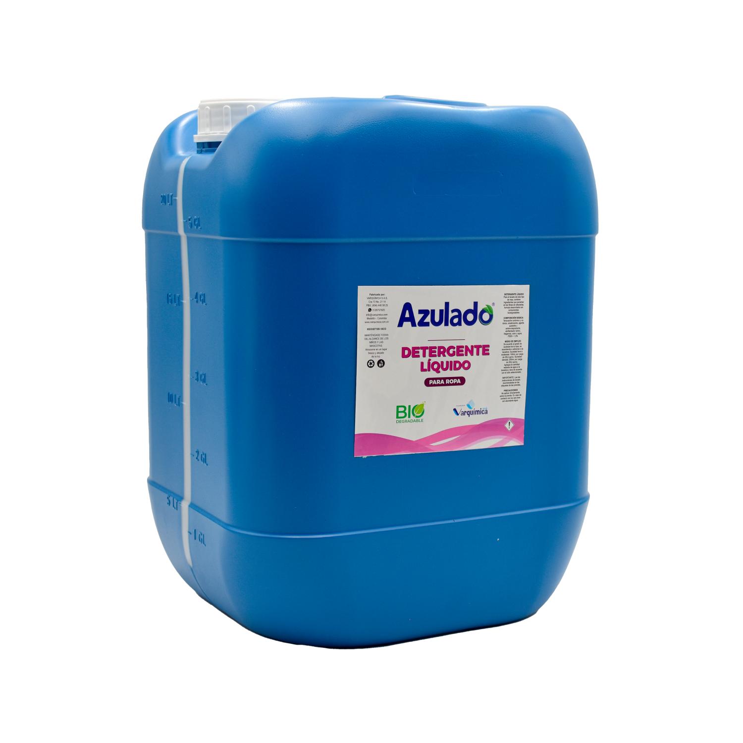 Detergente Liq Ropa X Cuñete Blue Azulado(19Lts)