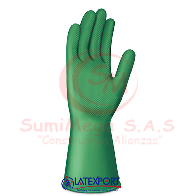 Guante 10 C18 Domestico Verde Latexport (12)