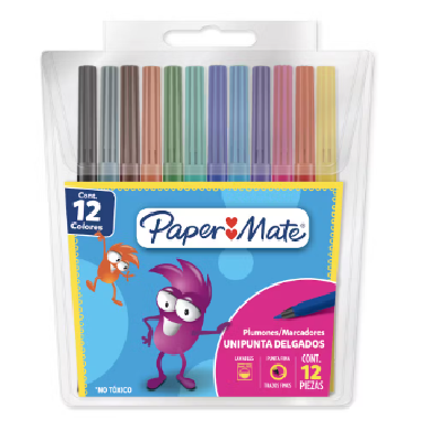 Plumones Delg X 12 PAPERMATE (36)