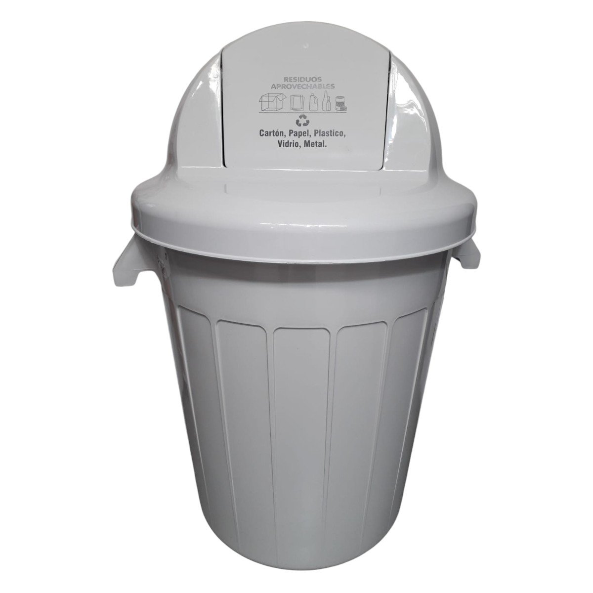 Contenedor 120 Lt Cupula Blanco COLPLAST