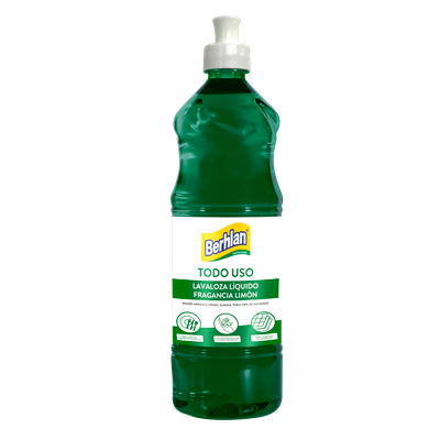 Lavaplatos Liquido X 1 Lt Limon Todo Uso BERHLAN(12)