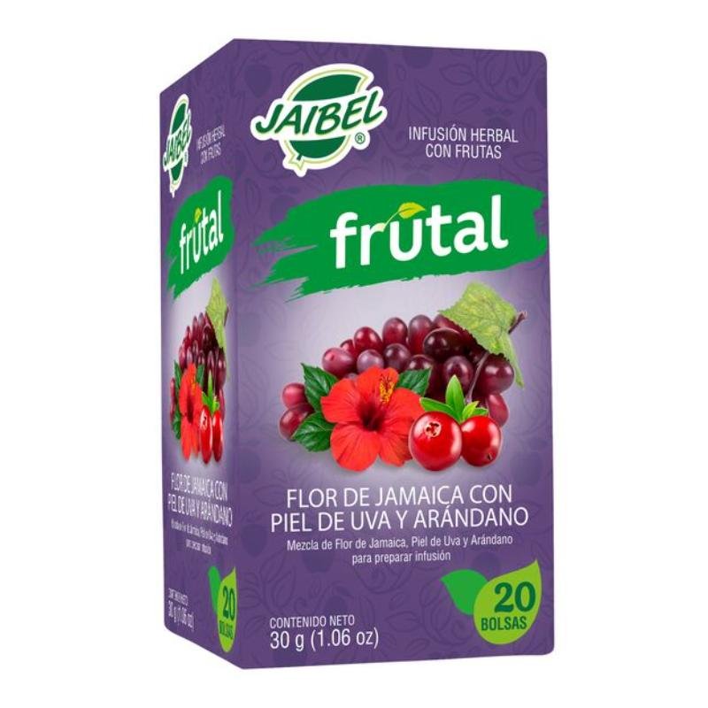 Infusion Flor Jamaica Piel Uva Arandano X 20 JAIBEL (24)